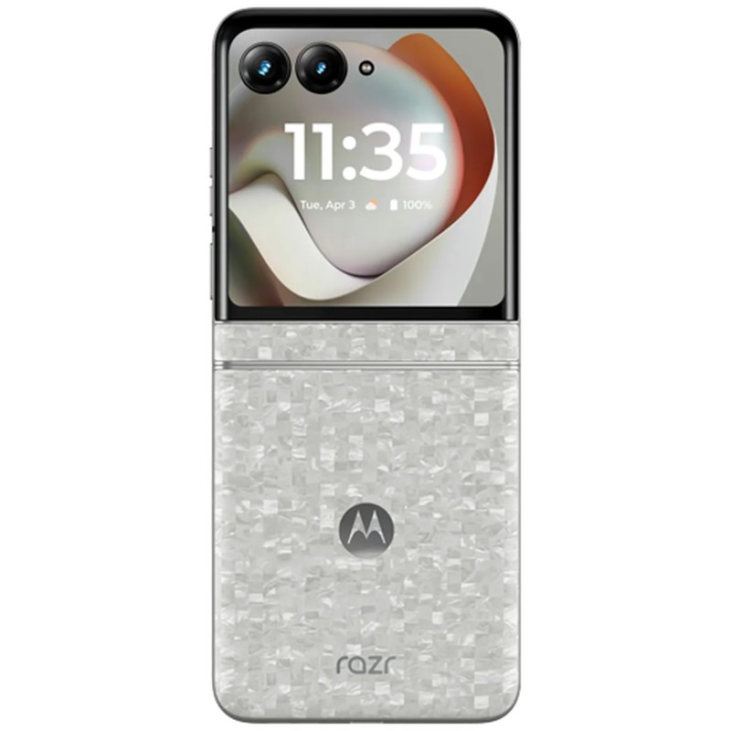 Pametni telefon Motorola Razr 70, 256, bel