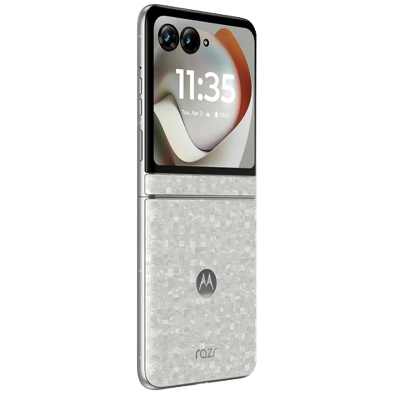 Pametni telefon Motorola Razr 70, 256, bel
