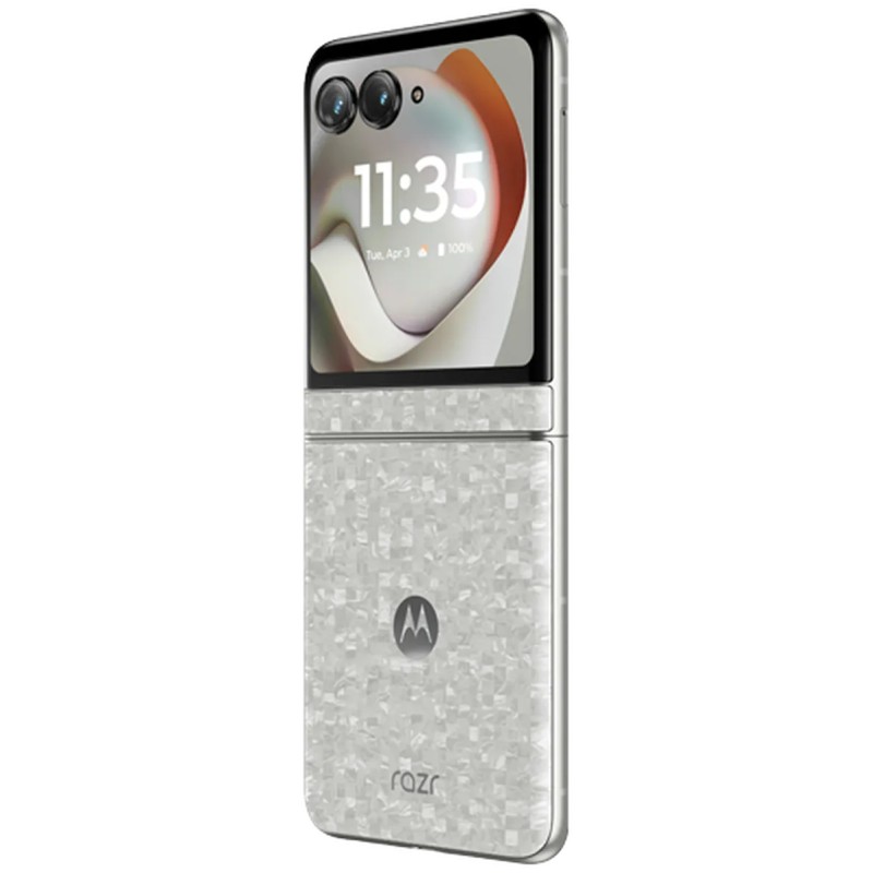 Pametni telefon Motorola Razr 70, 256, bel