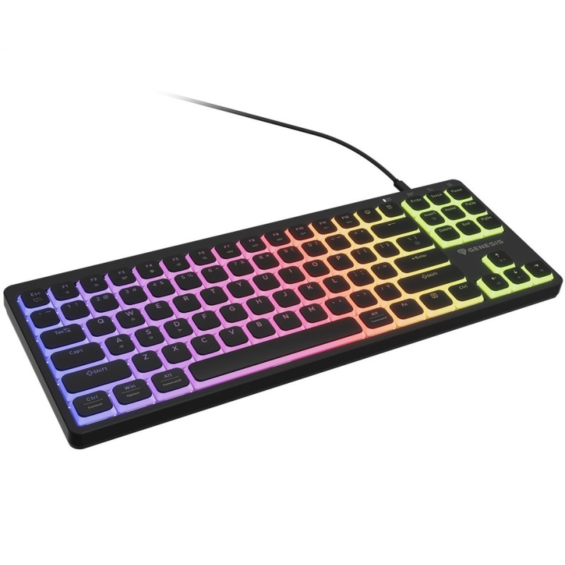 Tipkovnica Genesis Thor 430 TKL, RGB, Outemu Pink stikala, črna