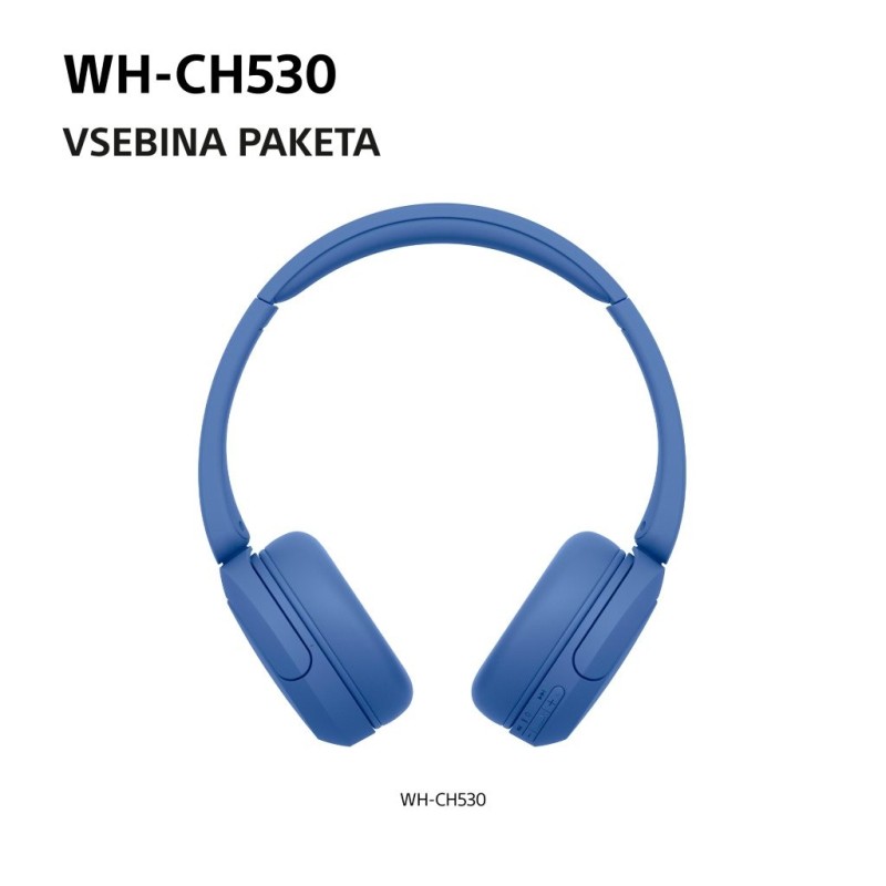Slušalke Sony WH-CH530, modre