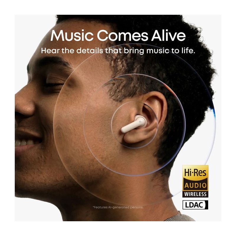 Slušalke Anker Soundcore P42i, bele