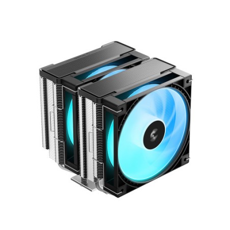 Hladilnik za procesor DeepCool AG620 G2 ARGB, 2x 120mm, črn