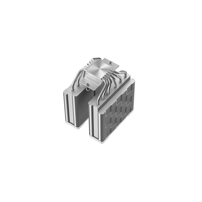 Hladilnik za procesor DeepCool AG620 G2 WH ARGB, 2x 120mm, bel