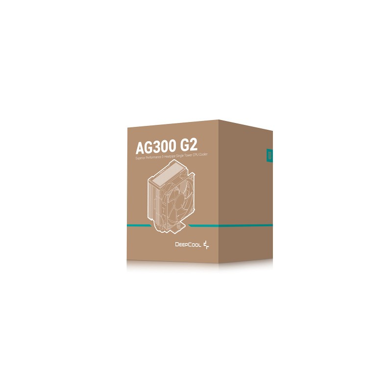 Hladilnik za procesor DeepCool AG300 G2, 92mm, črn