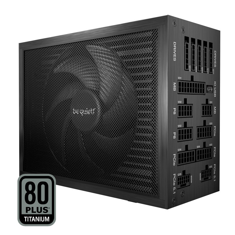 Napajalnik BE QUIET! DARK POWER PRO 14 IO, 1600W, 80 Plus Titanium, modularni
