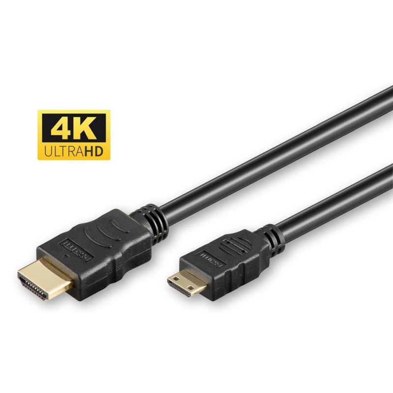 Kabel MicroConnect 4K HDMI-A/HDMI-C 2.0, 1m
