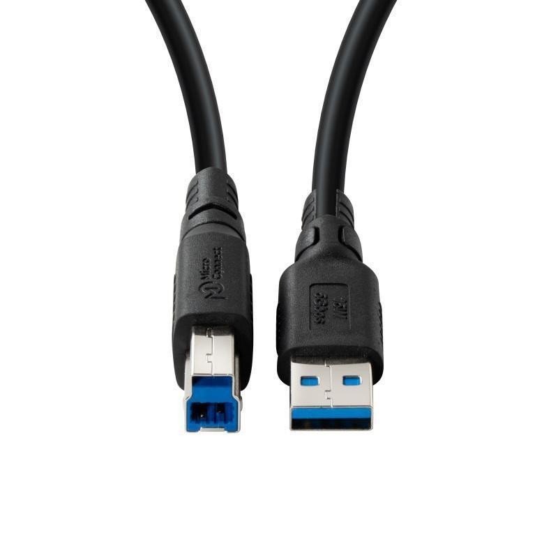 Kabel MicroConnect ColorFlex USB 3.2 A-B Gen 1 , brez halogenov (LSZH), 2m