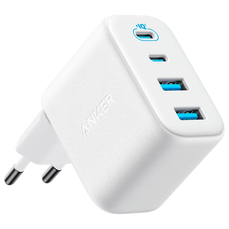 Polnilec Anker Zolo 50W, 2x USB-A + 2x USB-C, bel