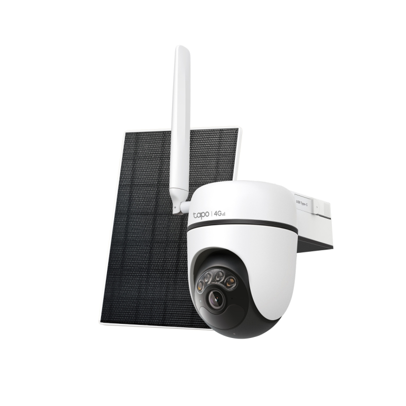 IP kamera TP-Link Tapo C615G KIT LTE, 3MP, zunanja, bela, s solarnim panelom