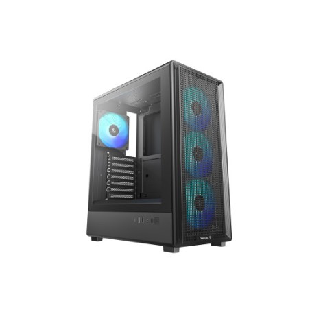 Ohišje DeepCool CC550 4F, ATX, Midi-Tower, ARGB, kaljeno steklo, črno
