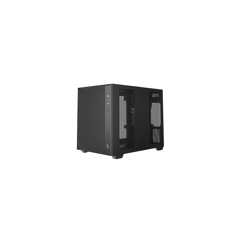 Ohišje DeepCool CG330 MESH 3F, micro-ATX, ARGB, kaljeno steklo, črno