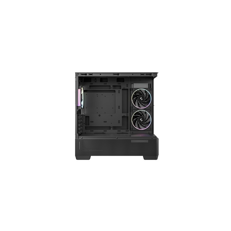 Ohišje DeepCool CG380U 3F, micro-ATX, ARGB, kaljeno steklo, črno