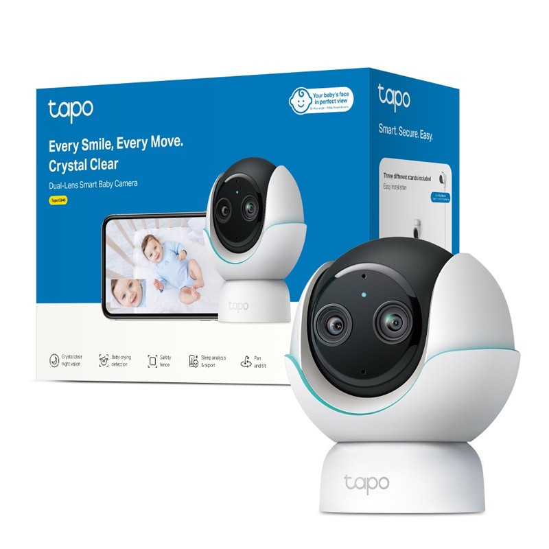 IP kamera TP-Link Tapo C840 Dual Lens, 4MP + 2MP, notranja, bela