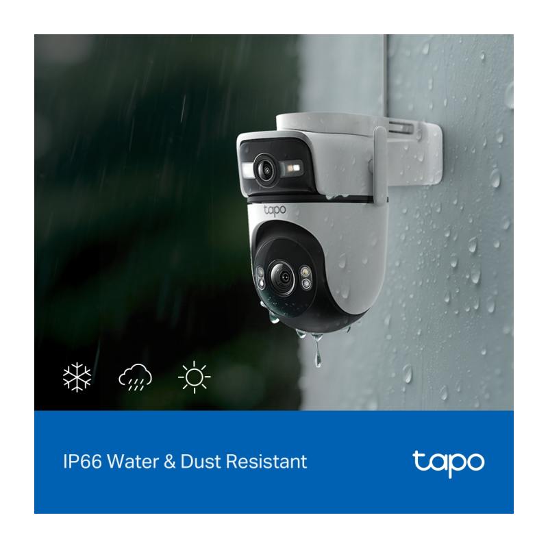 IP kamera TP-Link Tapo C545D Dual Lens, 3MP + 3MP, zunanja, bela