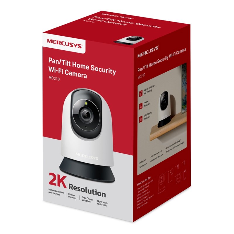 IP kamera MERCUSYS MC210, 3MP, notranja, bela