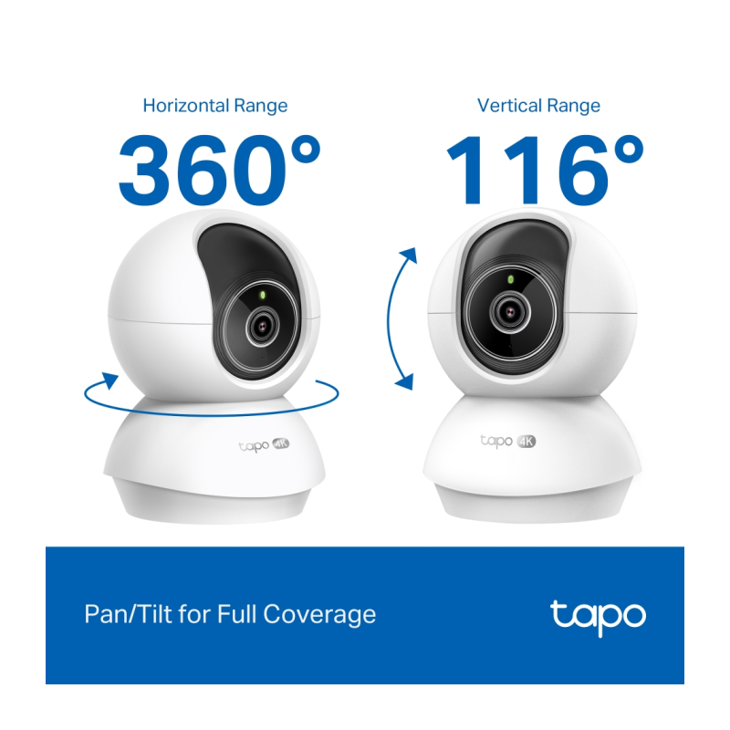 IP kamera TP-Link Tapo C250, 8MP, notranja, bela