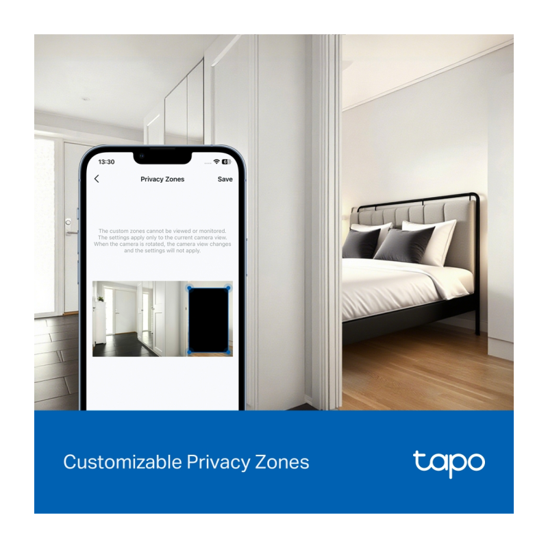 IP kamera TP-Link Tapo C250, 8MP, notranja, bela