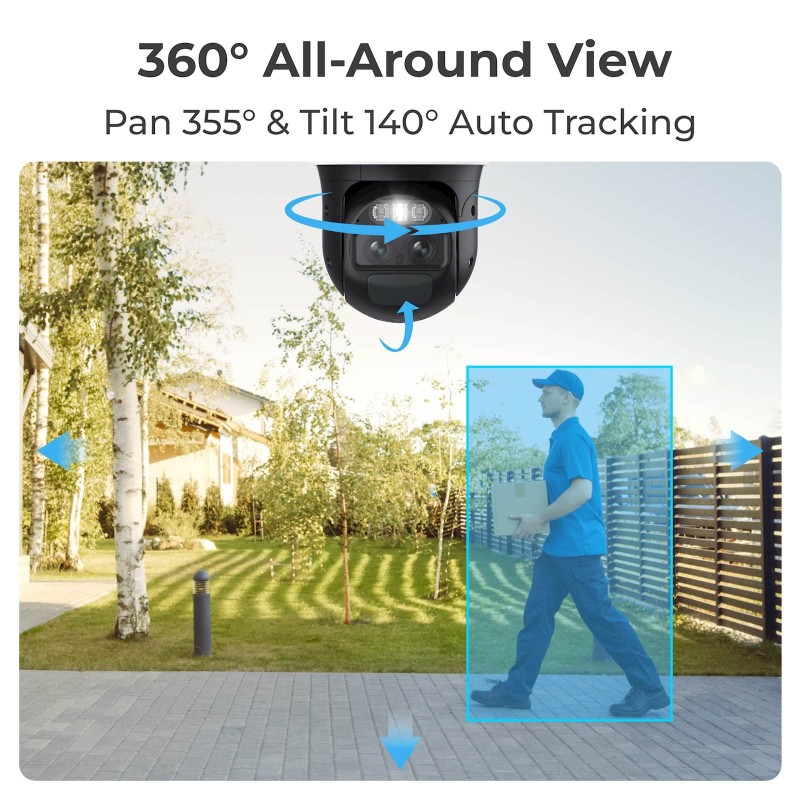 IP kamera Reolink TrackMix Series G770 4G LTE, 8MP, zunanja, maskirna