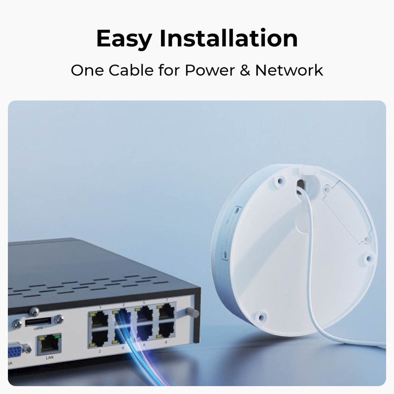 IP kamera Reolink P337 PoE, 8MP, zunanja, bela