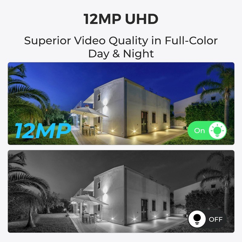 IP kamera Reolink P344, 12MP, notranja/zunanja, bela