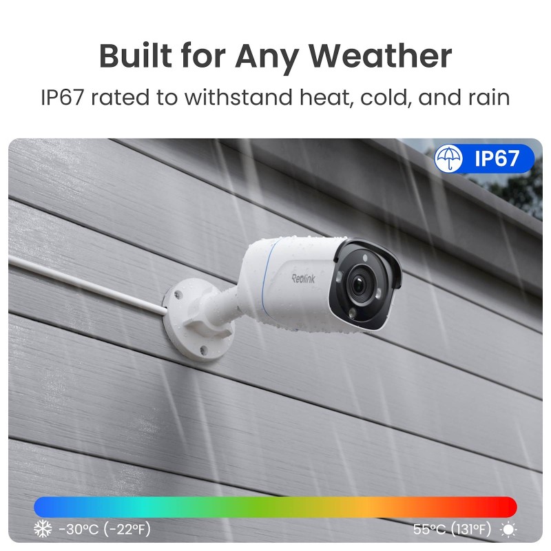 IP kamera Reolink RP-PCB8M PoE, 8MP 4K, zunanja, bela