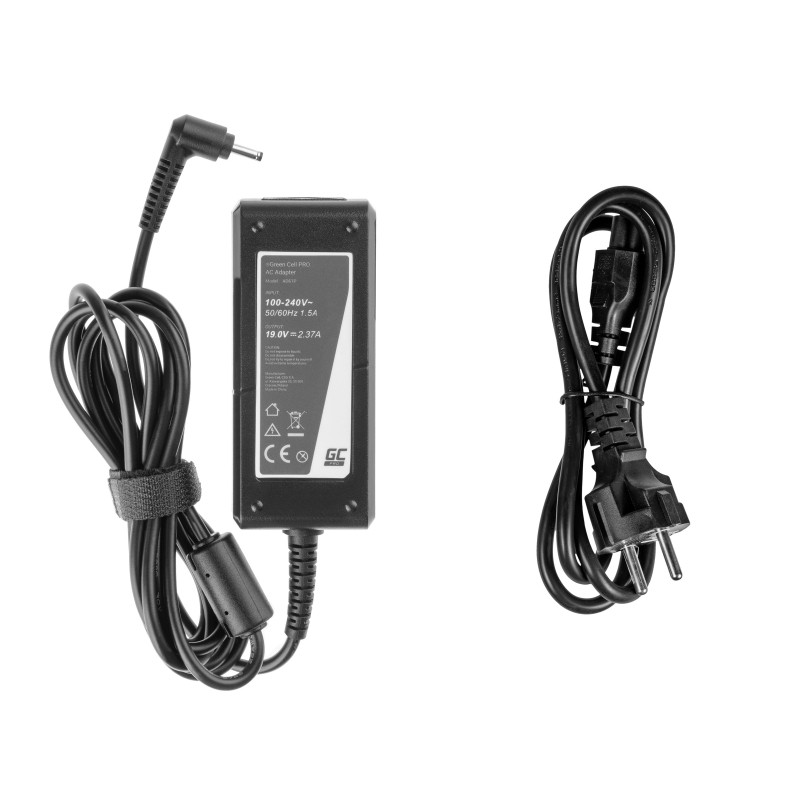 Polnilec za prenosnike Acer / Asus / Samsung, 45W / 19V / 2,37A