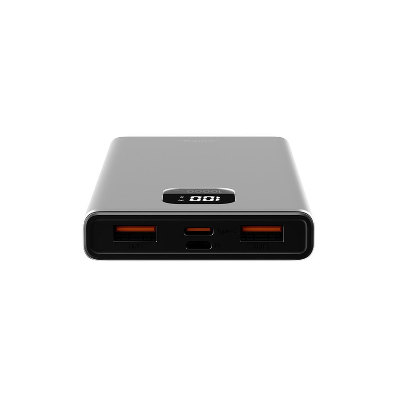Prenosna baterija Powerbank Allity APB-100, 10.000mAh, PD, QC, siva