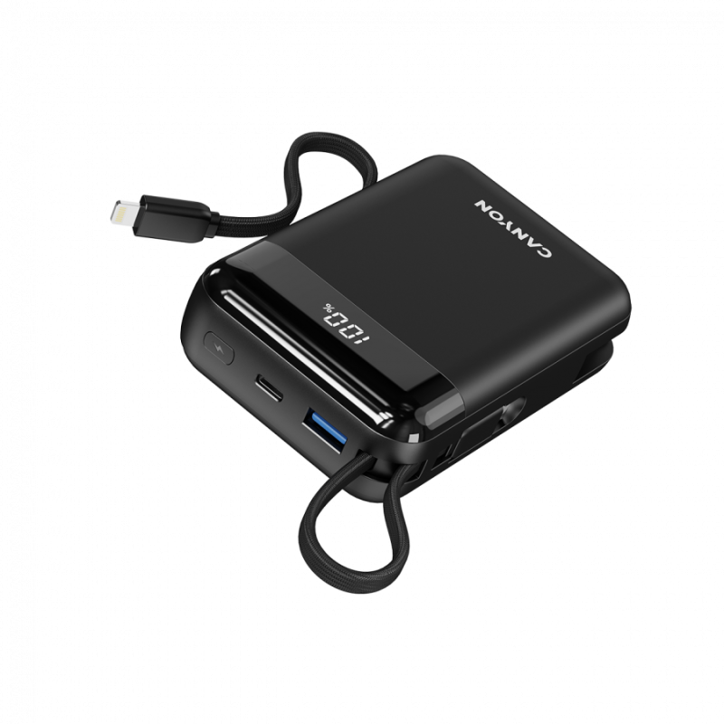 Prenosna baterija Powerbank Canyon OnPower 204, 20000mah, črna