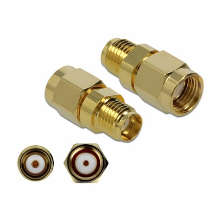 Adapter Delock RP-SMA Ž / SMA Ž 10GHz, 89976