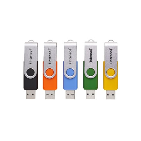USB kjučki 5x32GB Intenso Office Line, USB 3.2, barvni