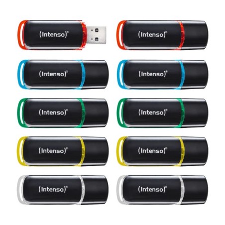 USB kjučki 10x8GB Intenso Business Line, USB 2.0, barvni