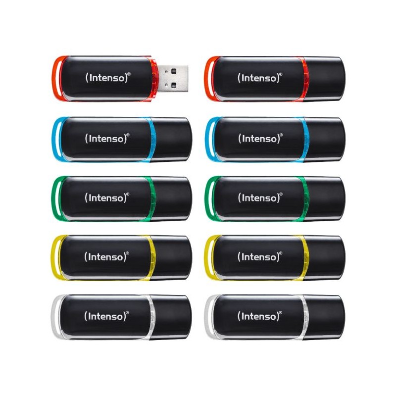 USB kjučki 10x4GB Intenso Business Line, USB 2.0, barvni