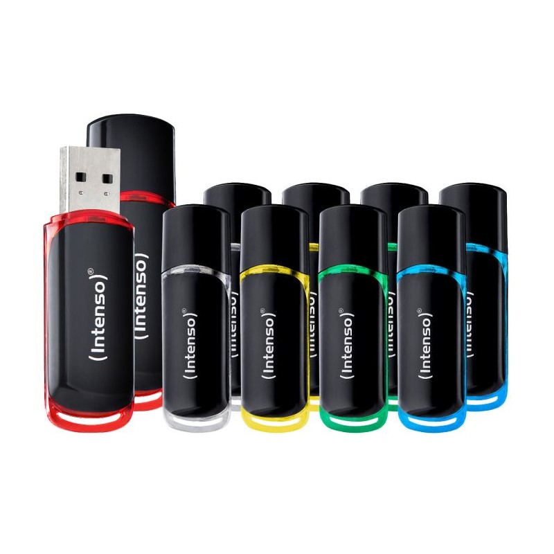 USB kjučki 10x4GB Intenso Business Line, USB 2.0, barvni