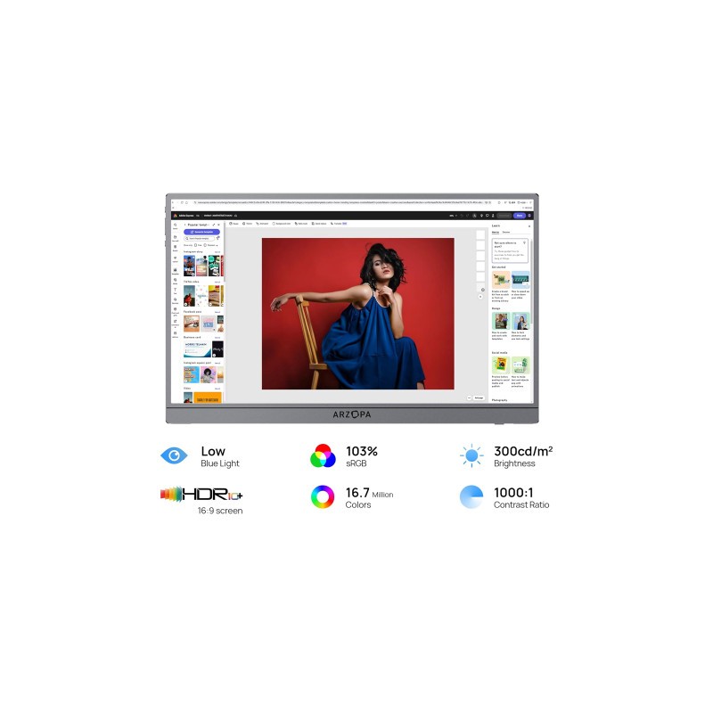 Prenosni monitor ARZOPA Z1C Plus