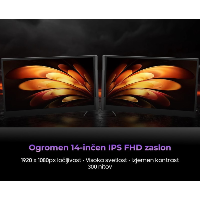 Prenosni monitor Blackview DCM6, dvojni
