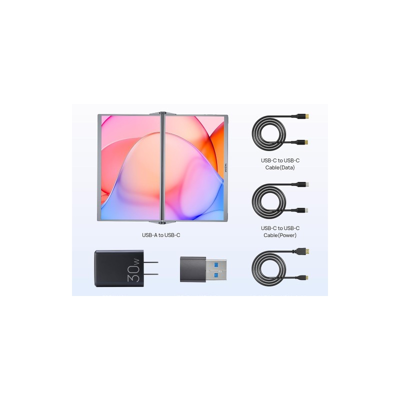 Prenosni monitor ARZOPA E1, dvojni