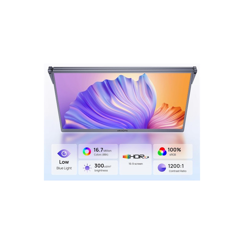 Prenosni monitor ARZOPA E1, dvojni