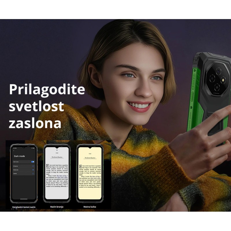 Pametni telefon Blackview FORT 1 robustni pametni telefon, 6.56", 4G LTE, 6GB+25