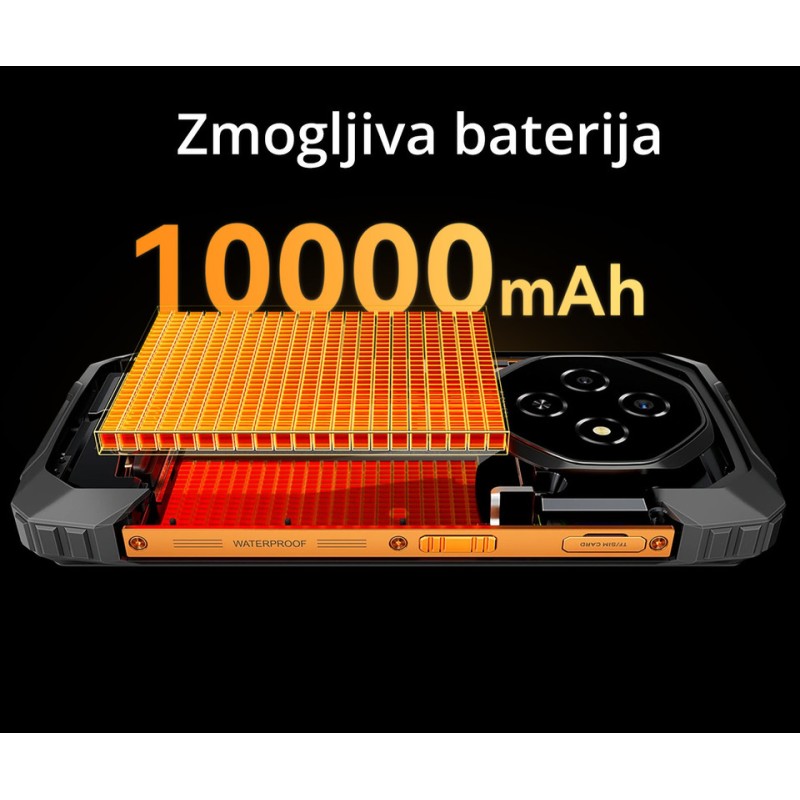 Pametni telefon Blackview FORT 1 robustni pametni telefon, 6.56", 4G LTE, 6GB+25