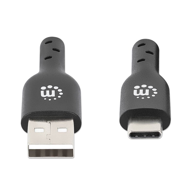 Kabel Manhattan USB 2.0 Type-A na USB-C (M/M), 2m