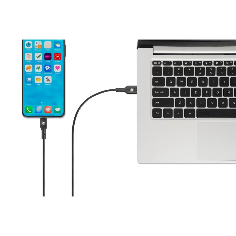 Kabel Manhattan USB 2.0 Type-A na USB-C (M/M), 2m