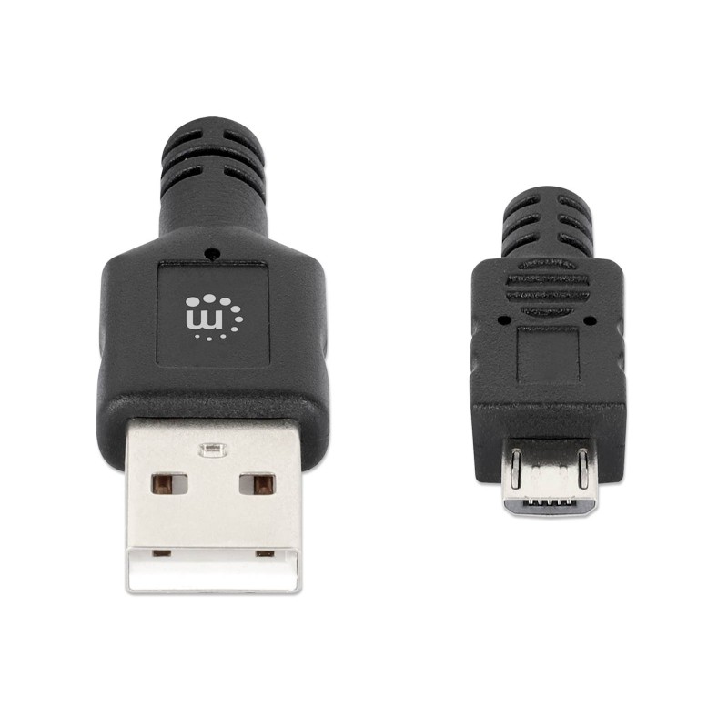 Kabel Manhattan USB 2.0 Type-A na Micro-USB Type-B (M/M), 2m