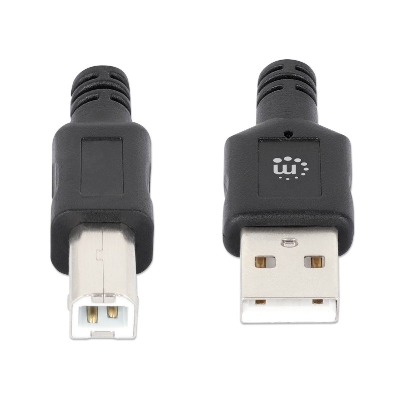 Kabel Manhattan USB 2.0 Type-A na Type-B (M/M), 2m