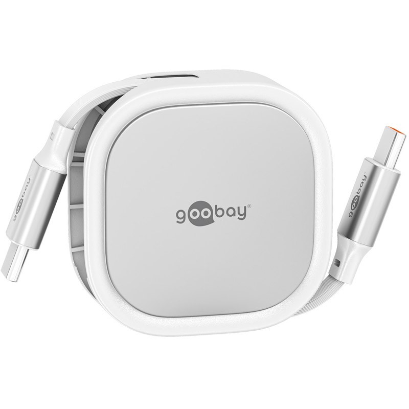 Kabel Goobay USB-C na USB-C, 60W, 480 Mbit/s, 1m, bel