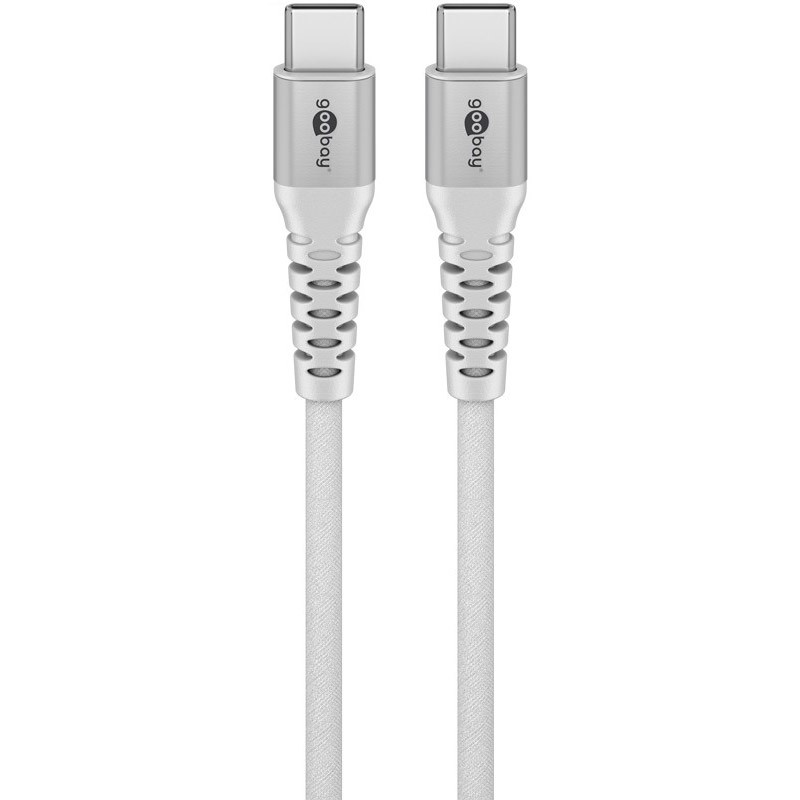 Kabel Goobay USB-C na USB-C, 60W, 480 Mbit/s, 1m, bel