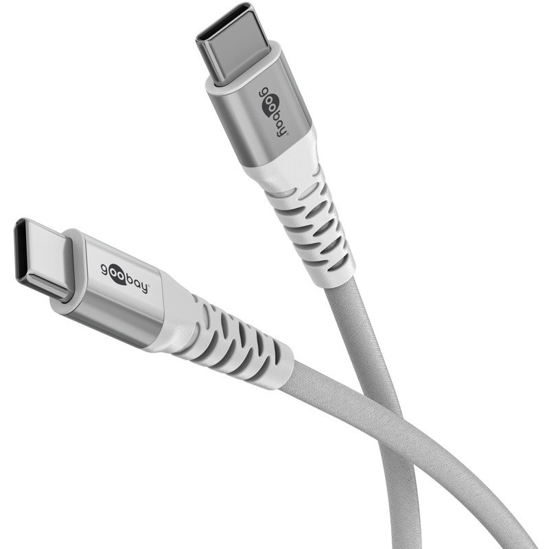 Kabel Goobay USB-C na USB-C, 60W, 480 Mbit/s, 3m, bel