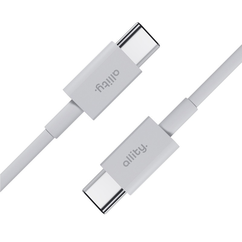 Kabel ALLITY AUC-03 USB-C na USB-C, 60W, TPU/TPE, 2m, bel