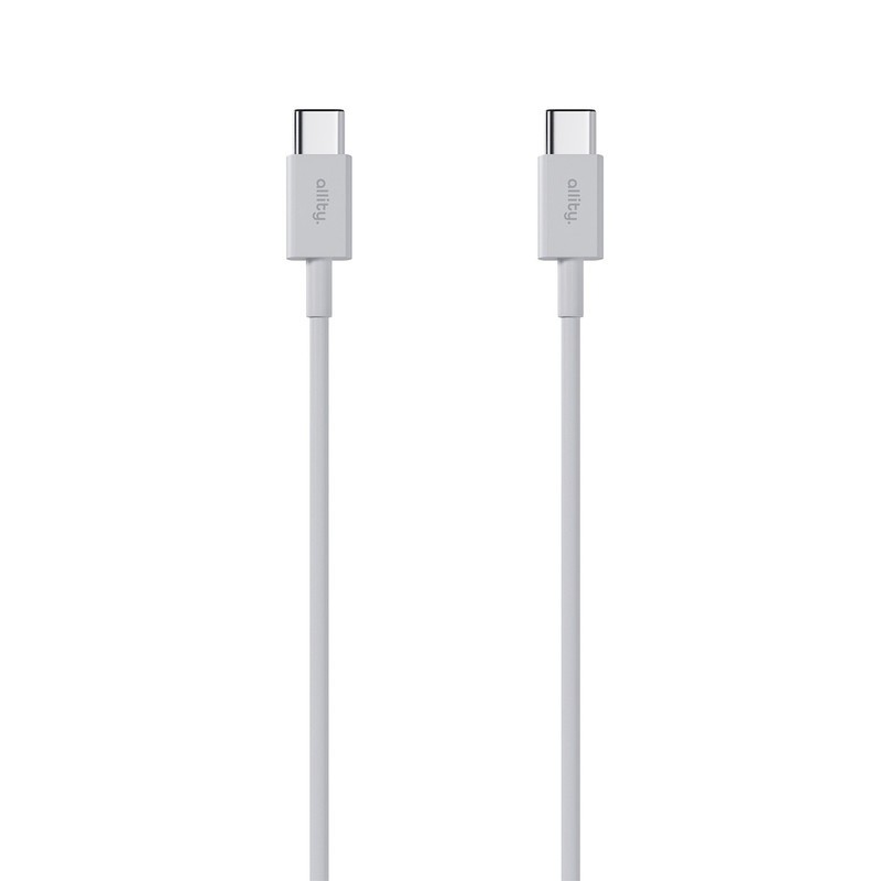 Kabel ALLITY AUC-03 USB-C na USB-C, 60W, TPU/TPE, 2m, bel