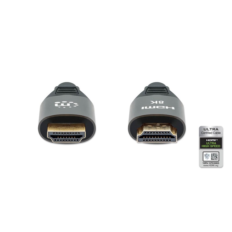 Kabel Manhattan High Speed HDMI (M/M), 8K, z Ethernetom, 3m